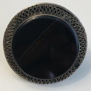 Black Coral Tribal Ring, 9